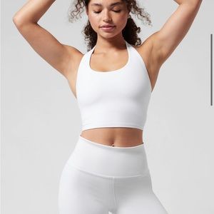Athleta Halter Cropped Tank Top